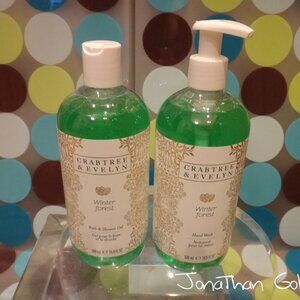 Crabtree & Evelyn Winter Forest Bath & Shower Gel & Hand Wash 500mL 16.9 Fl Oz